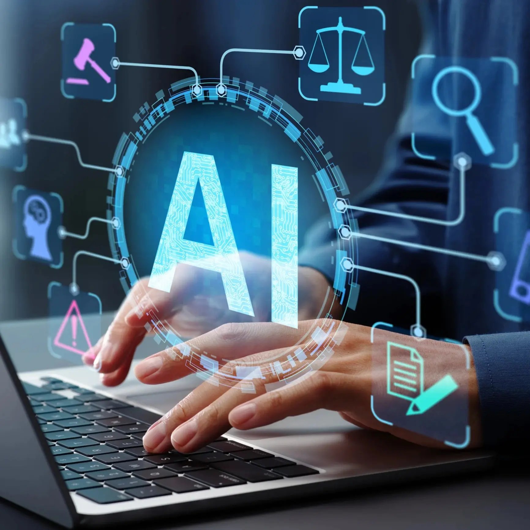 AI displayed on computer screen