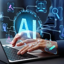 AI displayed on computer screen