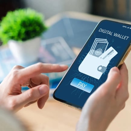 Using a digital wallet to shop online