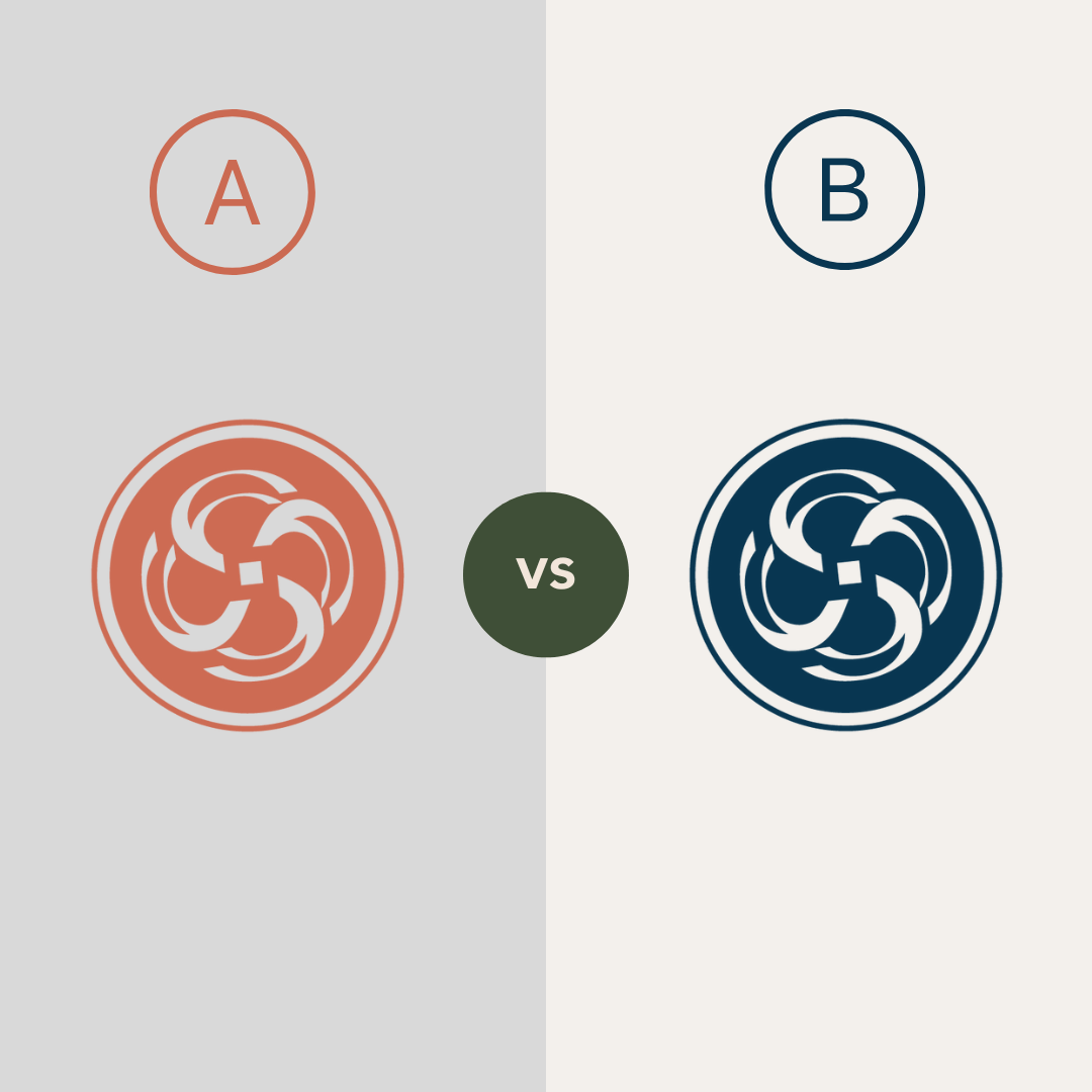 Smart Solutions orange Logo vs blue Logo