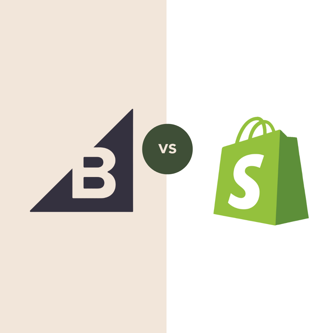 bigcommerce versus shopify logos for a comparison