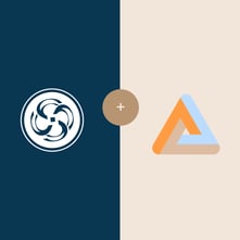 Smart Solutions and eCheckpoint logos on blue and tan background