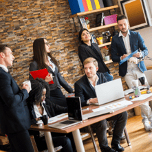 eCommerce Agency business meeting