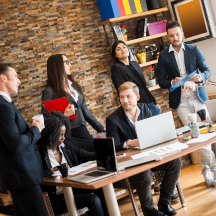 eCommerce Agency business meeting