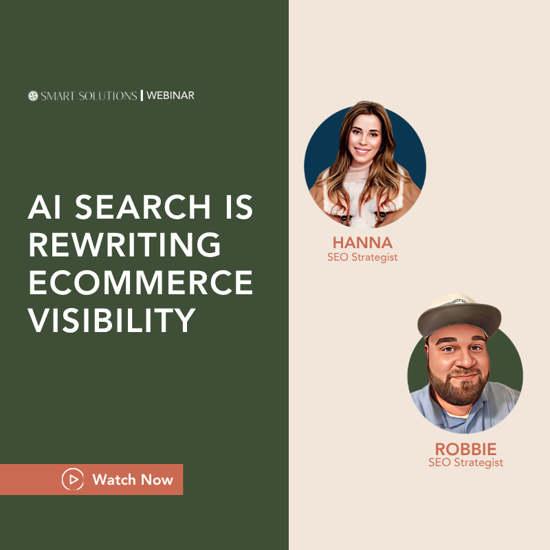 Webinar title in green box next to headshots of speakers