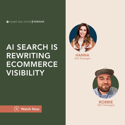 Webinar title in green box next to headshots of speakers