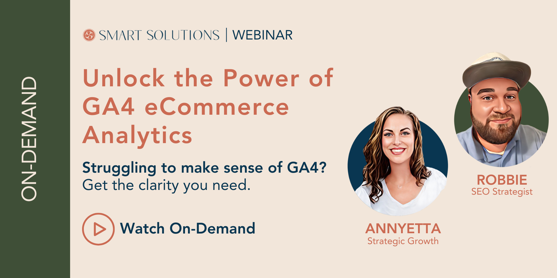 webinar on-demand GA4 ecommerce metrics