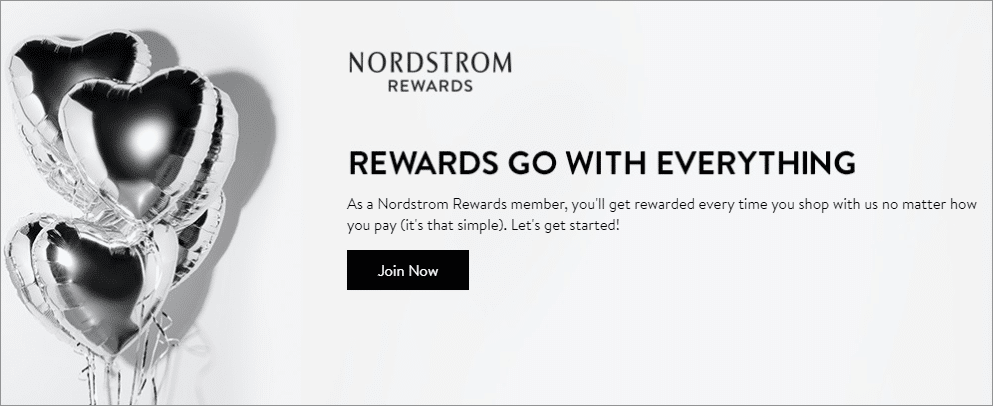 eCommerce Rewards Program - Nordstroms